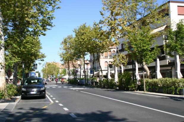 Immagine del Gran Viale al Lido di Venezia