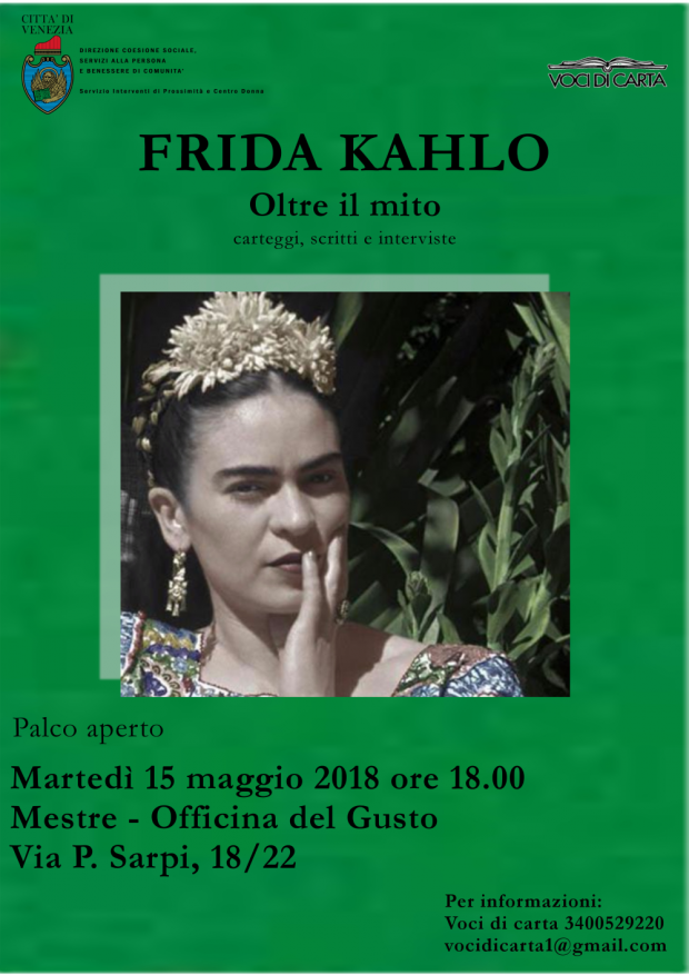Locandina evento Frida Kahlo - Oltre il mito