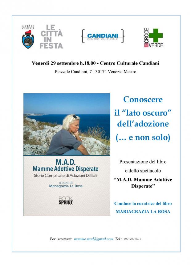 libro e spettacolo “M.A.D. Mamme Adottive Disperate"