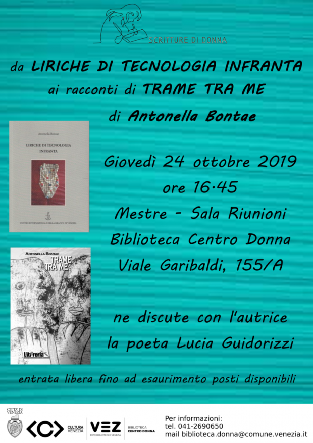 Locandina presentazione libri Antonella Bontae Locandina presentazione libri Antonella Bontae