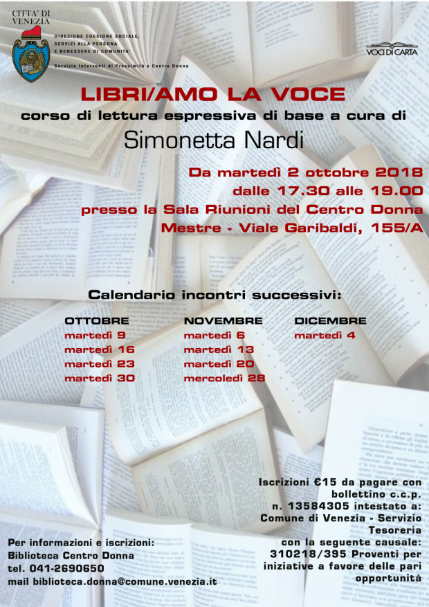 Lacandina corso di lettura espressiva 2018