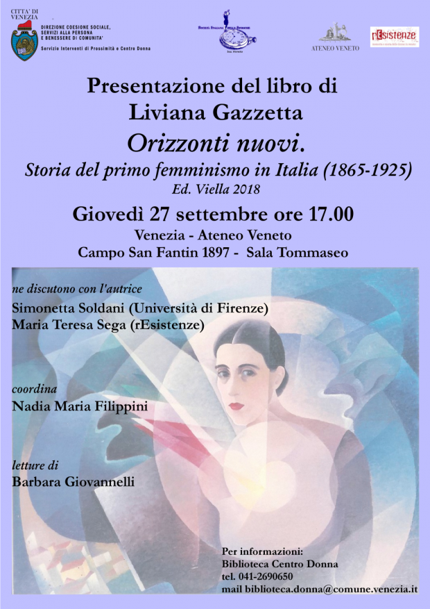 Locandina presentazione libro Liviana Gazzetta
