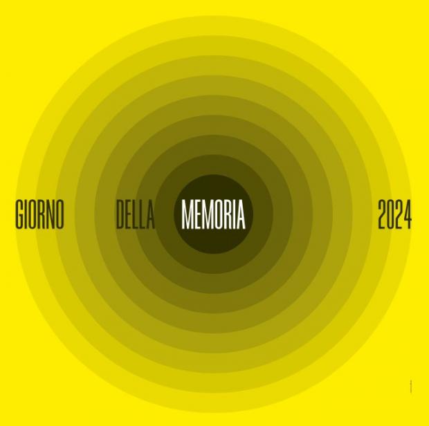 Particolare della locandina del Giorno della memoria 2024