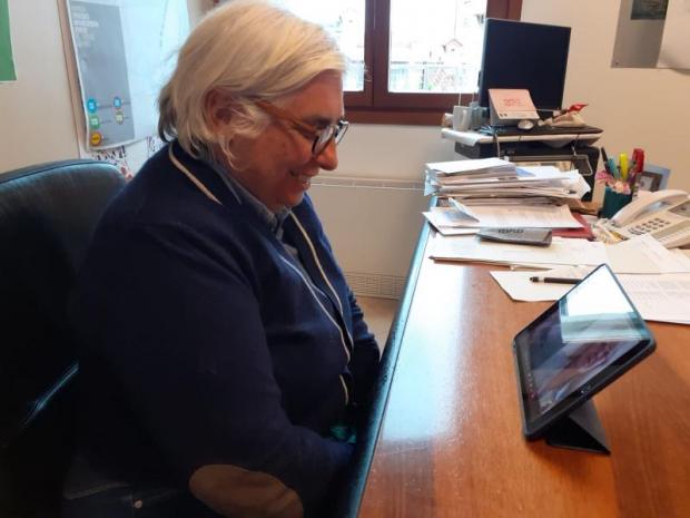 L'assessore Paola Mar repertorio al webinar