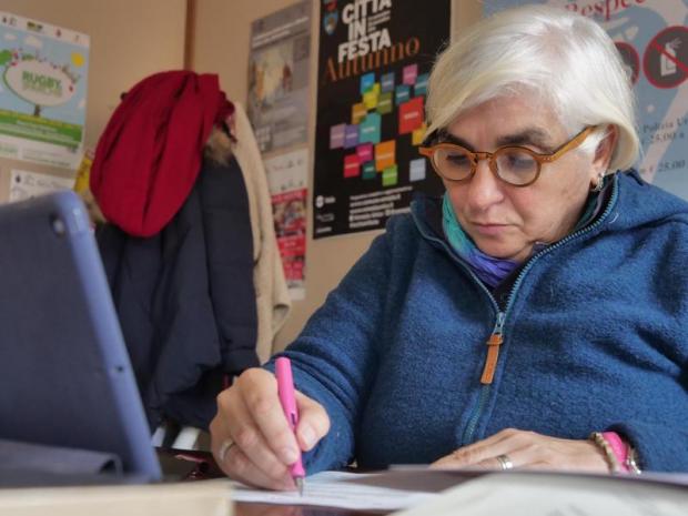 L'assessore Mar alla web conference con Ca' Foscari