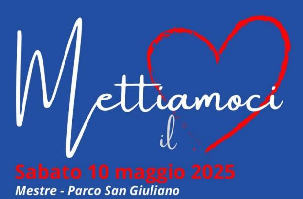 Grafica: titolo dell'evento con la "M" inziale disegnata come le punte di un elettrocardiogramma; a dx, un cuore