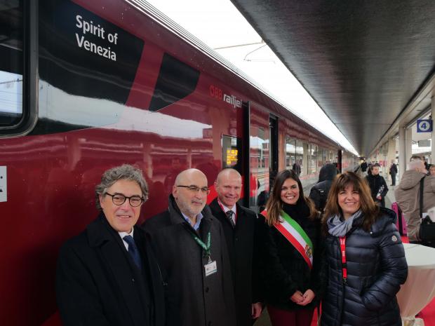 Inaugurazione treno Railjet Oebb