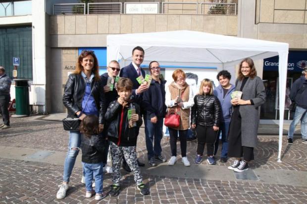 assessore vetturini e volontari aipd
