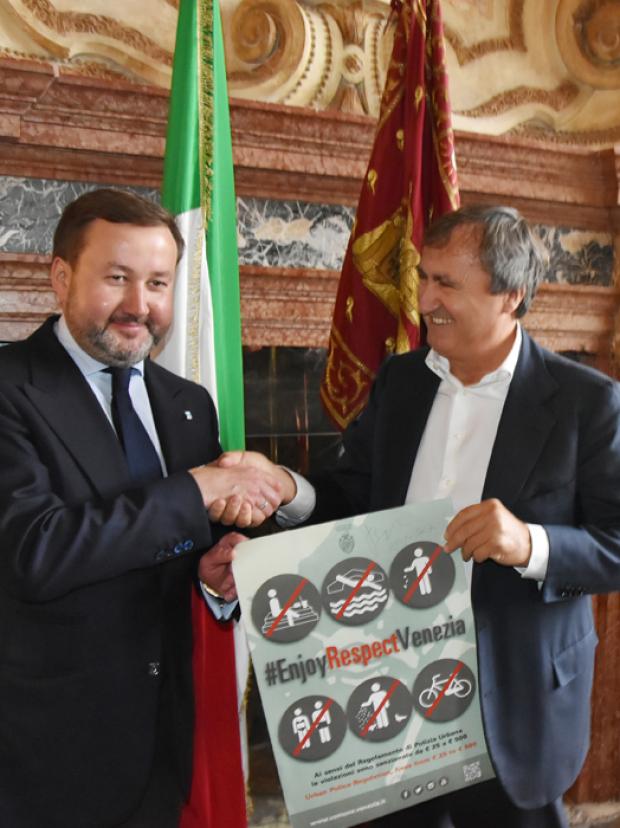Incontro sindaci di Venezia e Plios a Ca' Farsetti
