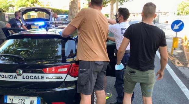 L'arresto del pusher