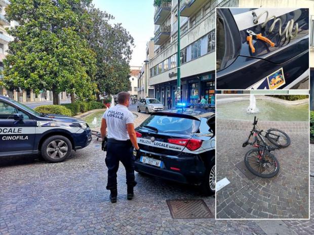 L'intervento della Polizia locale