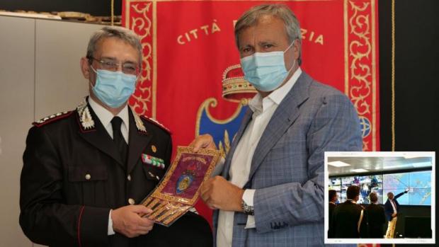 L'incontro tra il sindaco Brugnaro e il comandante Paparella