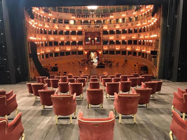 interno teatro La Fenice