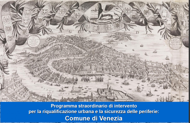 Stampa con laguna di Venezia