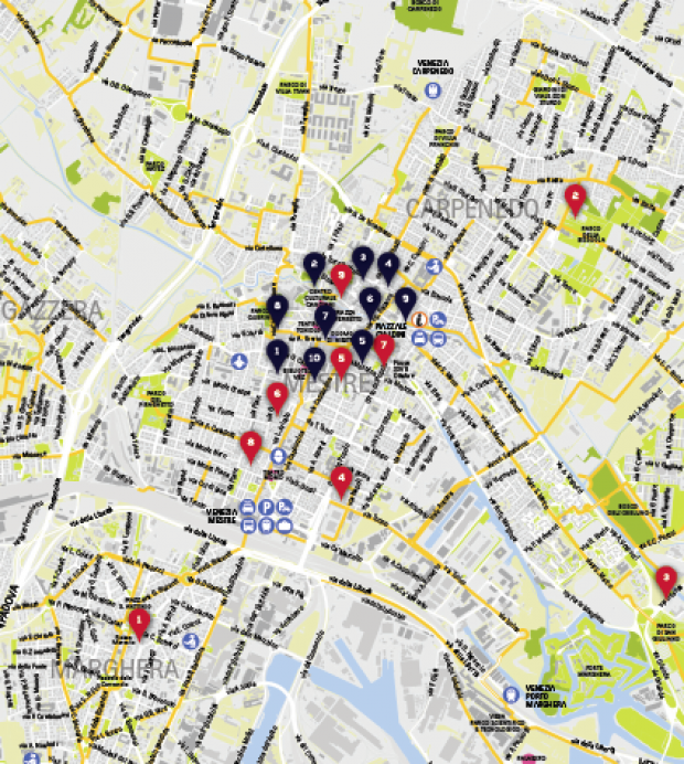 Mappa degli eventi