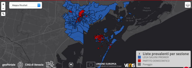 mappa voto