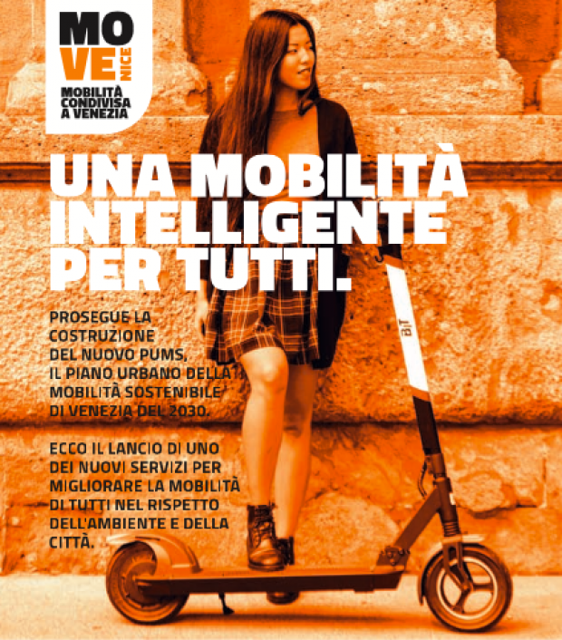 Vlantivp con ragazza su monopattino