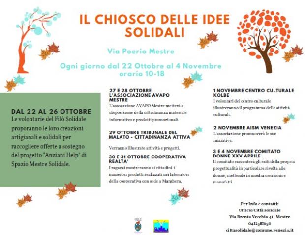 Locandina dell'iniziativa