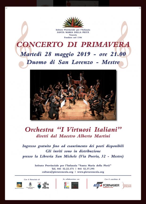 locandina invito concerto con orchestrali