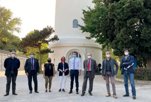 Venturini in sopralluogo al cantiere