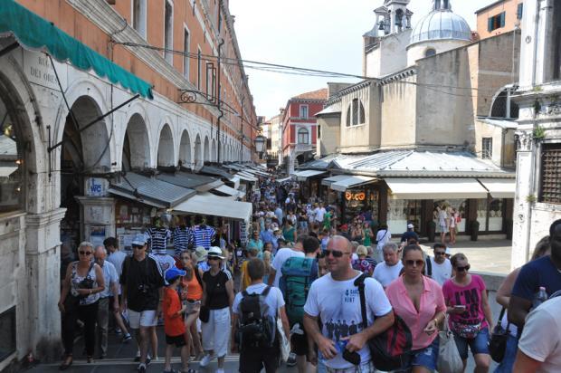 turisti a Venezia