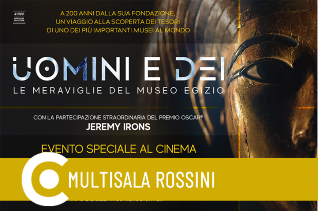 Uomini e Dei. Le meraviglie del Museo Egizio per la Grande Arte al Cinema