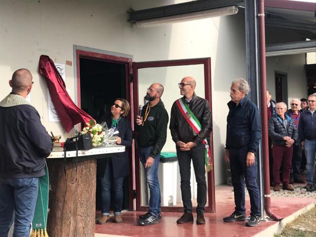 assessore Zuin al campo da rugby del Lido