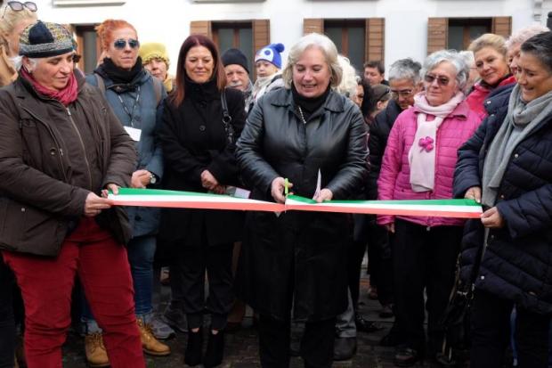 Lavini all'inaugurazione