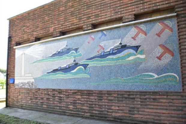 mosaico della scuola navale Morosini