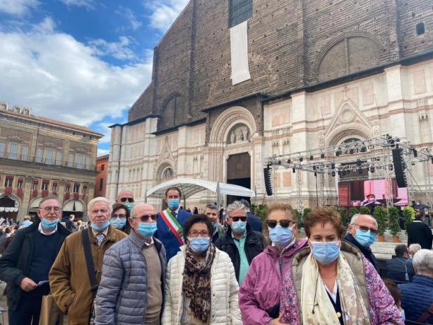 Scarpa Marta e la delegazione di Pellestrina