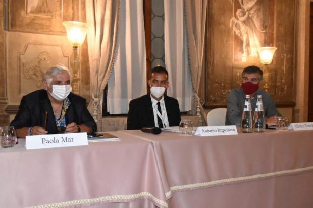 L'assessore Mar alla presentazione di Venezia Misteriosa