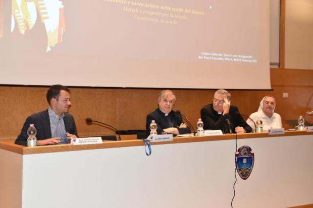 L'intervento di Venturini al tavolo dei relatori
