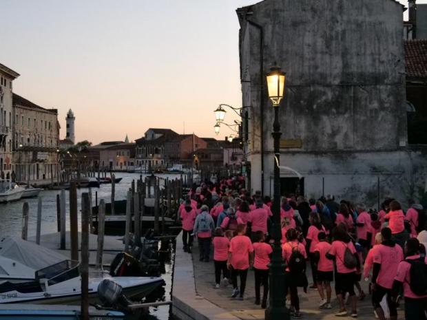 Un momento della gara