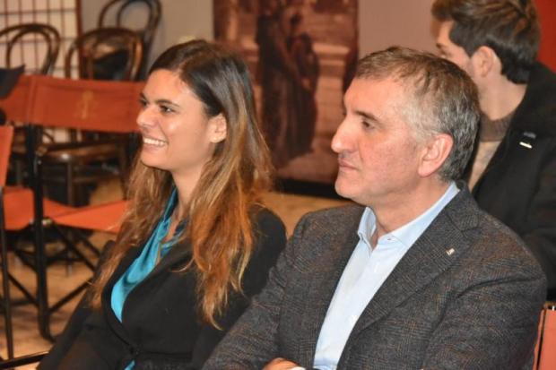 La Damiano alla presentazione