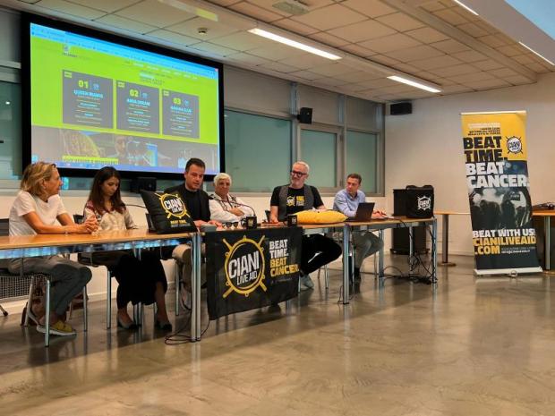 un momento della conferenza stampa