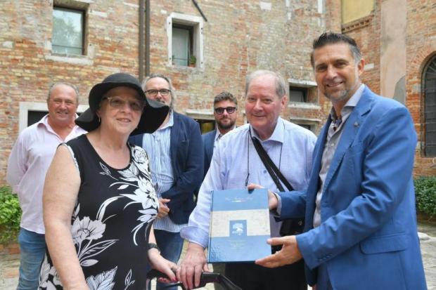 un momento dell'incontro tra Gaggio e l'assessore Costalonga