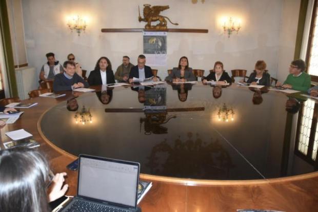 un momento della conferenza stampa
