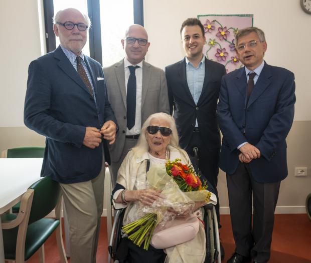 Venturini con festeggiata