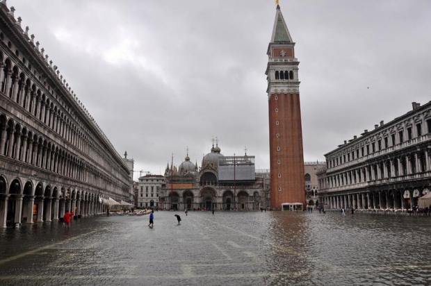 Acqua alta a San Marco