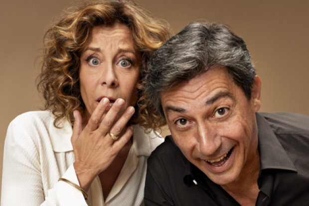 Emilio Solfrizzi e Carlotta Natoli Emilio Solfrizzi e Carlotta Natoli