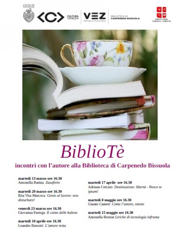 locandina BiblioTè 2018 locandina BiblioTè 2018