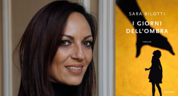 Sara Bilotti e la copertina di I giorni dell'ombra Sara Bilotti e la copertina di I giorni dell'ombra
