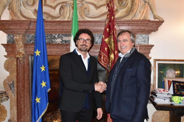 L'incontro tra sindaco e ministro Toninelli