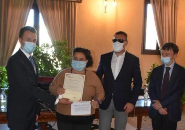 Assessore Venturini Unione Italiana Ciechi e Ipovedenti