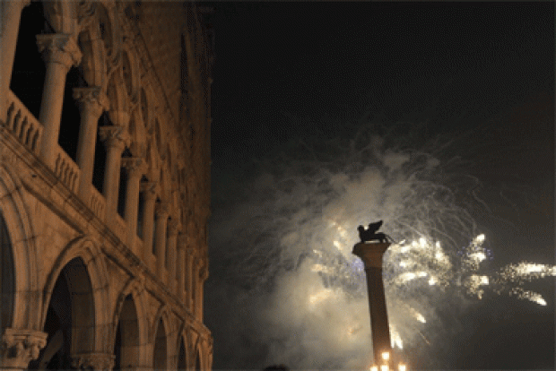 Fuochi d'artificio a Venezia