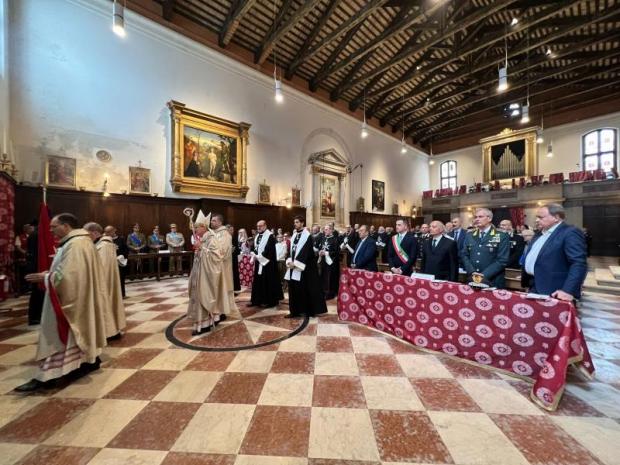 Celebrazione della messa per la festa patronale di San Giovanni Battista