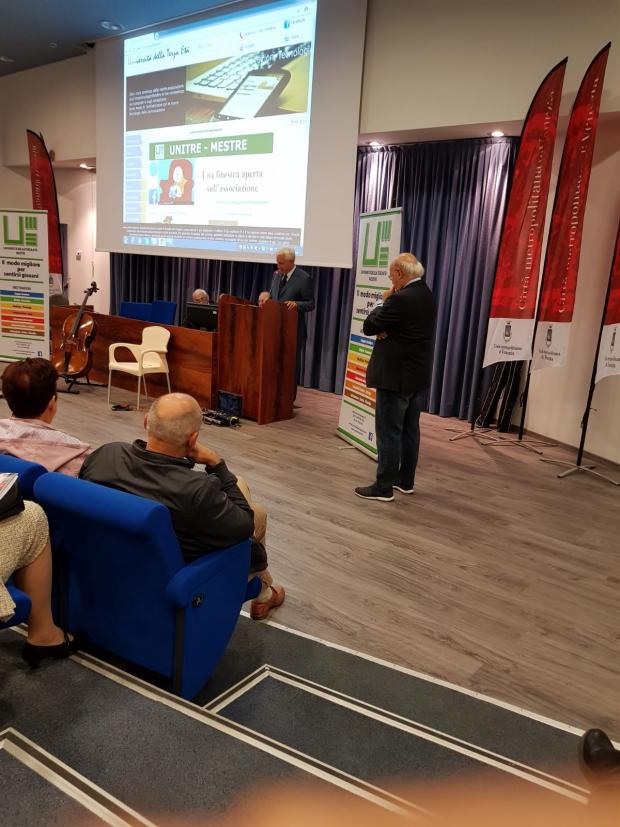 L'intervento del vice presidente Centenaro
