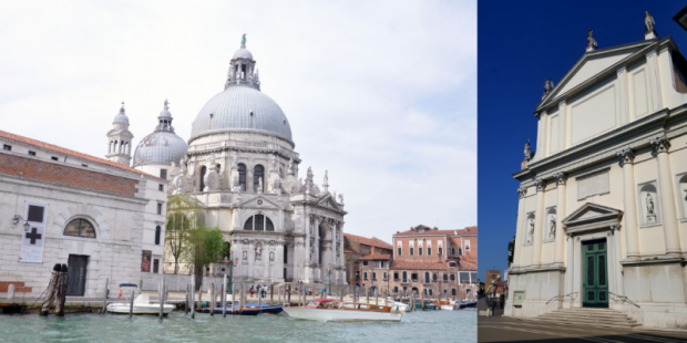 La Basilica della Salute e il Duomo di Mestre