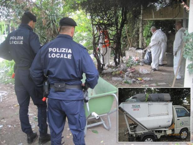 L'intervento della Polizia Locale
