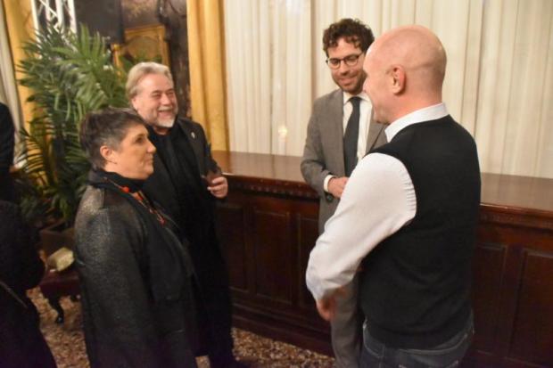 Il vicesindaco Luciana Colle e il consigliere Giovanni Giusto